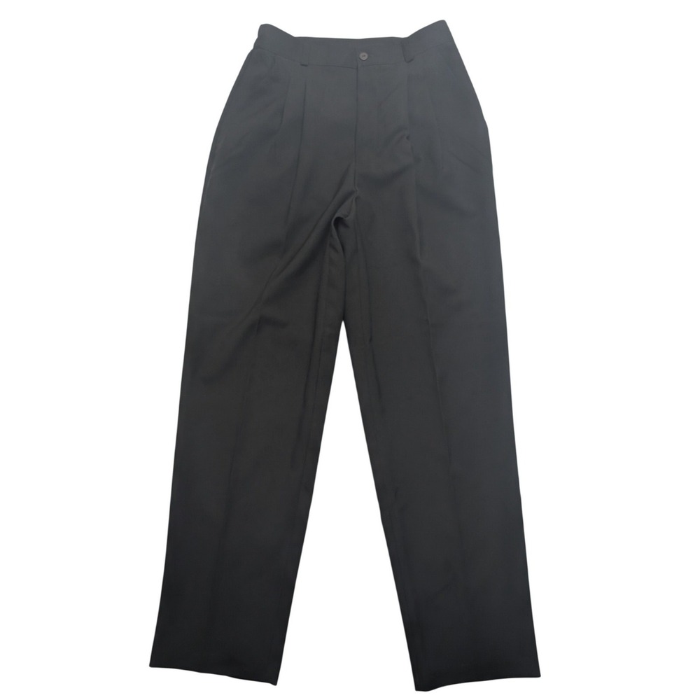 VTG 90s Kathie Lee Collection Pleated Dress Pants Womens 10 Average Black